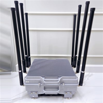 Geran-8 Portable Backpack Anti Drone Jammer 400W 8-Channel FPV Shield